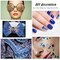 MEIBITE 6796PCS Aquamarine Hotfix Rhinestones Crystal Stones Glass for Fabric Clothes Shirts Sparkly Flat Back Round with Tweezers and Picking Pen (SS6~SS30 Set)
